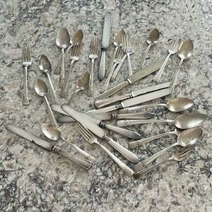 Elegant Embassy Vintage Silverplated Flatware Set